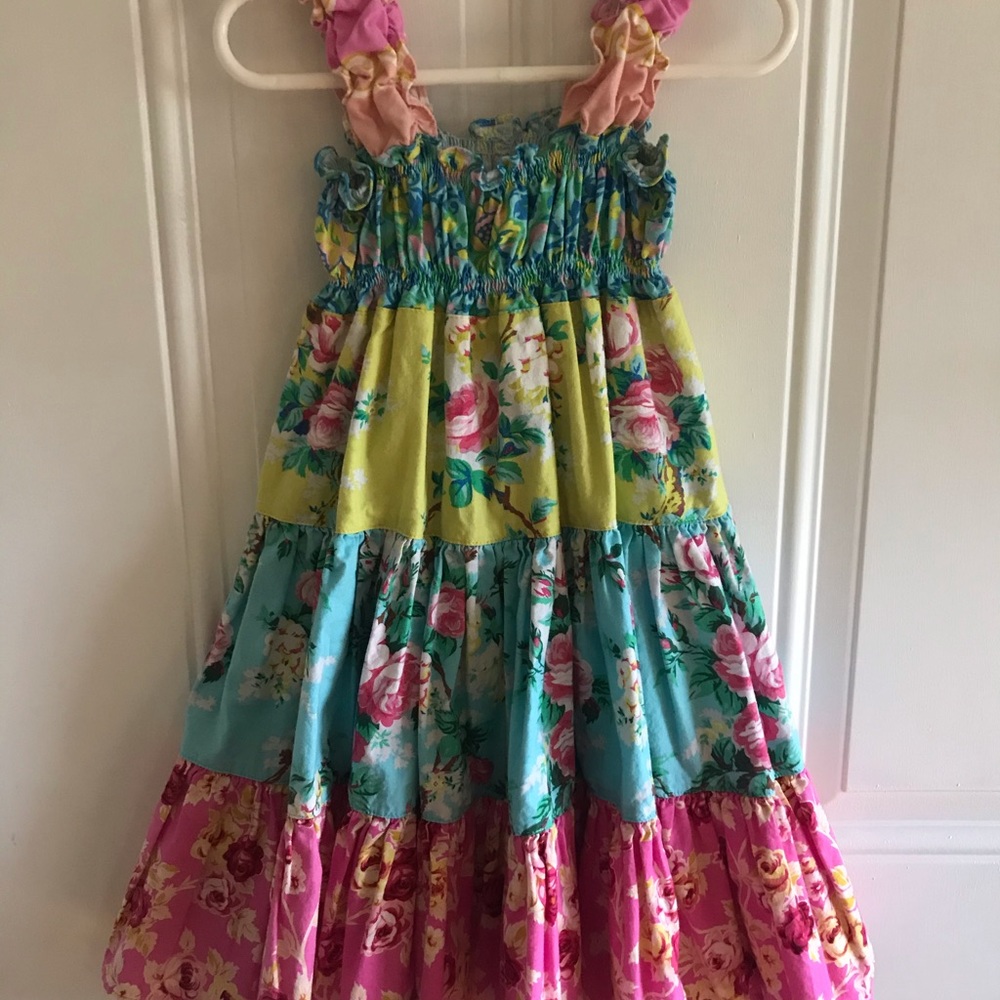 Girls frilly summer dress